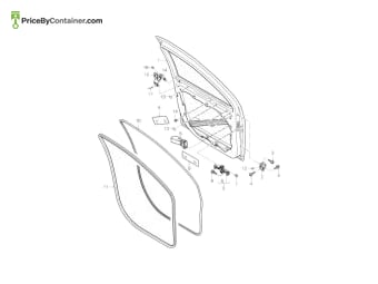 PORSCHE 7P0899211A — Porsche Genuine PLASTIC FOAM STRIP 7P0899211A