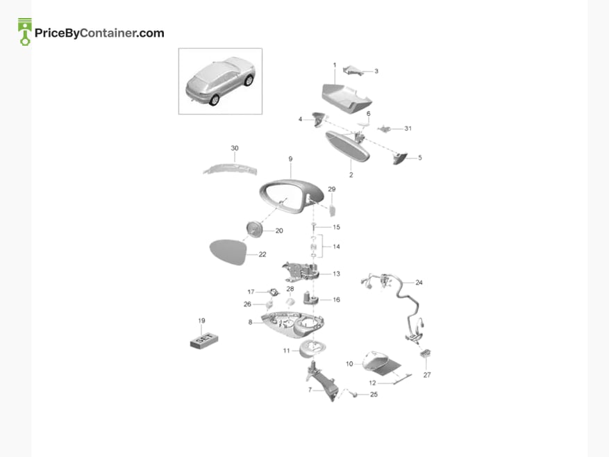 PORSCHE 7PP858066 — PORSCHE GENUINE SUPPORT 7PP858066