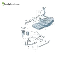 PORSCHE 8R0201220A — Porsche Genuine FUEL LINE 8R0201220A