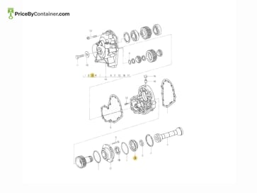 PORSCHE 94332186100 — Porsche Genuine SHAFT BEARING COVER 94332186100