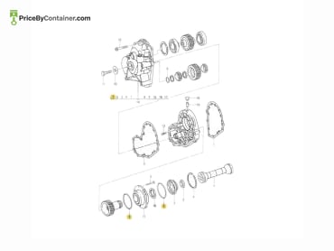 PORSCHE 94339702200 — Porsche Genuine GEAR BOX COVER ORING 94339702200