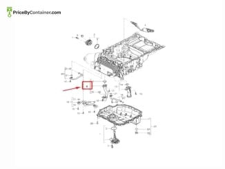 PORSCHE 94610703150 — Porsche Genuine OIL TUBE 94610703150