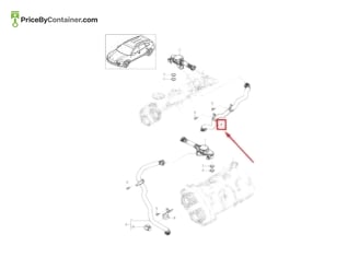 PORSCHE 94610723951 — Porsche Genuine BREATHER LINE 94610723951