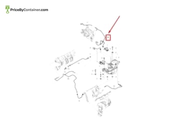 PORSCHE 94611035877 — Porsche Genuine VACUUM PIPE 94611035877