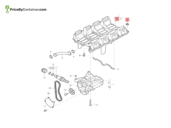 PORSCHE 94810728611 — Porsche Genuine O-RING 94810728611