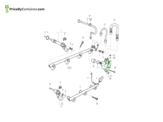 PORSCHE 95511032500 — Porsche Genuine LINE BRACKET 95511032500