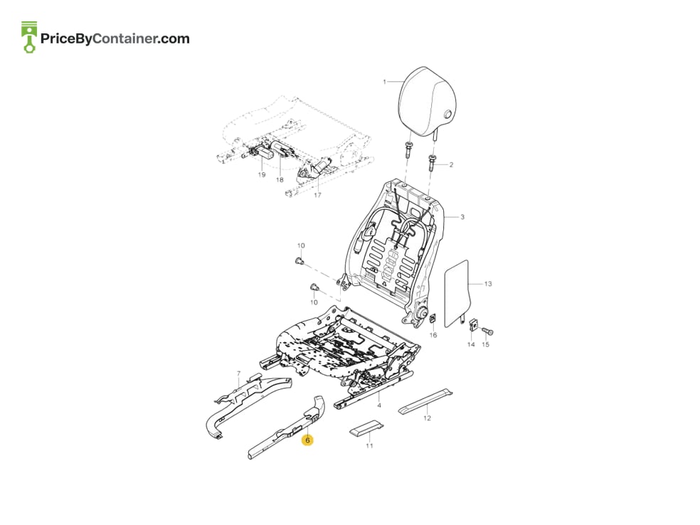 PORSCHE 95552191100 — PORSCHE GENUINE WIRING CONDUIT 95552191100