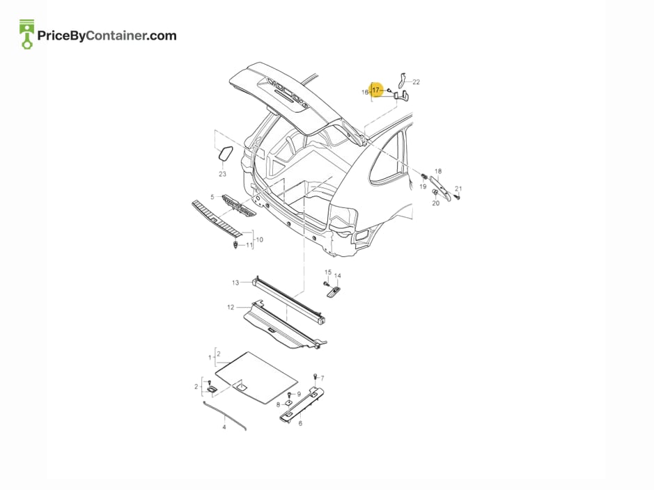 PORSCHE 955551207009B9 — PORSCHE GENUINE PORSCHE GENUINE 955551207009B9