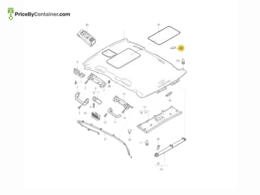 PORSCHE 95555552502 — Porsche Genuine CLAMP 95555552502