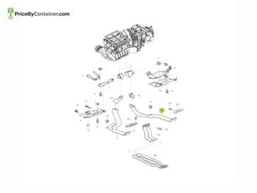 PORSCHE 95557331001 — Porsche Genuine AIR HOSE 95557331001