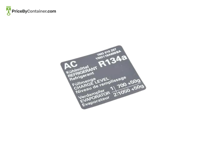 PORSCHE 95570114101 — PORSCHE GENUINE STICKER 95570114101
