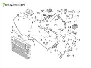 PORSCHE 95810631210 — Porsche Genuine T-PIECE 95810631210