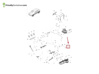 PORSCHE 95811012630 — Porsche Genuine FUEL LINE 95811012630