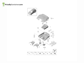 PORSCHE 95813361500 — Porsche Genuine MOUNTING PIN 95813361500