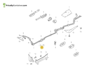 PORSCHE 95820108006 — Porsche Genuine FUEL LINE 95820108006
