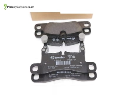 PORSCHE 95835293900 — Porsche Genuine Original New Rear Brake Pad Set 95835293900 Replace : 7P0698451A / 7P0698451C / 7P0698451 Function…