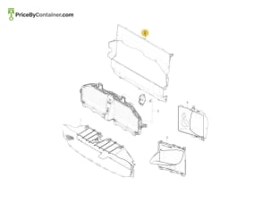 PORSCHE 95850532900 — Porsche Genuine AIR GUIDE 95850532900