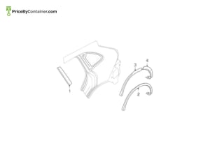 PORSCHE 958559990009B9 — Porsche Genuine WHELL COVER 958559990009B9