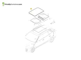 PORSCHE 95856245903 — Porsche Genuine SEAL ROOF 95856245903