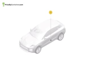 PORSCHE 95B010000AR — Porsche Genuine Data plate for tyre pressu 95B010000AR
