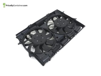 PORSCHE 95B121003E — Porsche Genuine RADIATOR FAN WITH FAN RING 95B121003E