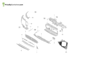 PORSCHE 95B121291 — Porsche Genuine AIR GUIDE 95B121291