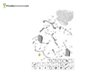 PORSCHE 95B145762D — Porsche Genuine CHARGE AIR TUBE 95B145762D