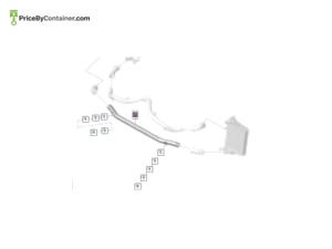 PORSCHE 95B145762F — Porsche Genuine CHARGE AIR TUBE 95B145762F