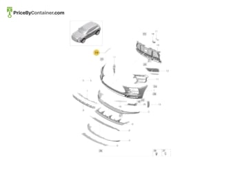 PORSCHE 95B807165 — Porsche Genuine REINFORCEMENT 95B807165