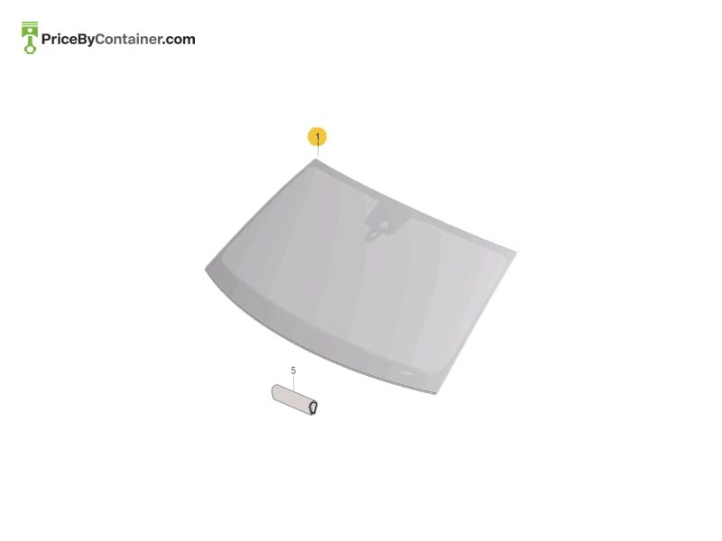 PORSCHE 95B845011HY — PORSCHE GENUINE WINDSCREEN 95B845011HY