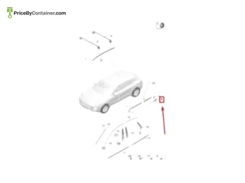 PORSCHE 95B853932A — Porsche Genuine Stone guard film 95B853932A