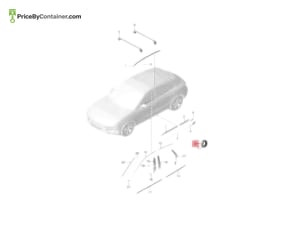 PORSCHE 95B898634 — Porsche Genuine REPAIR KIT 95B898634