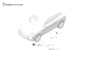 PORSCHE 95B953081E — Porsche Genuine DIRECTION INDICATOR LIGHT LEFT 95B953081E