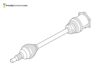 PORSCHE 97034903806 — Porsche Genuine DRIVE SHAFT 97034903806