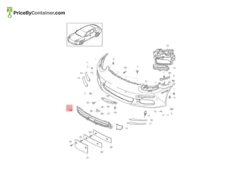 PORSCHE 970505541061E0 — Porsche Genuine FRAME 970505541061E0