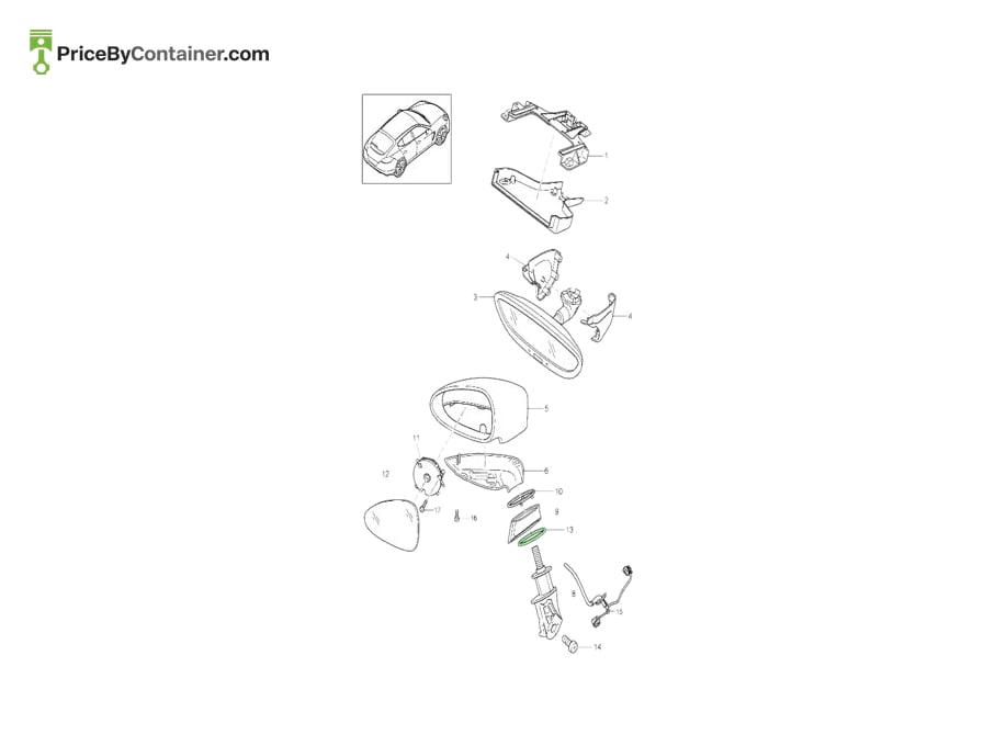 PORSCHE 97073182402 — PORSCHE GENUINE PORSCHE GENUINE 97073182402