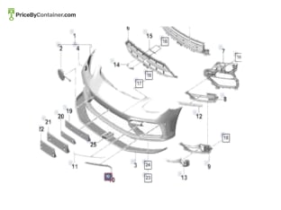 PORSCHE 971807486BOK1 — Porsche Genuine INSERT BLACK MAT 971807486BOK1