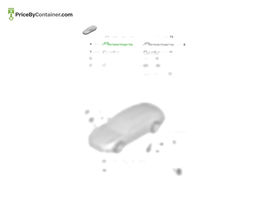 PORSCHE 971853687B — PORSCHE GENUINE PORSCHE inscription 971853687B