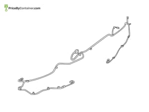PORSCHE 971971104C — Porsche Genuine WIRE SET 971971104C