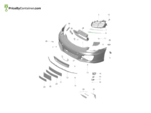PORSCHE 981505738001E0 — Porsche Genuine COVER BLACK 981505738001E0