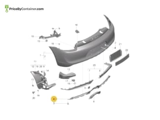 PORSCHE 981505853001E0 — Porsche Genuine COVER 981505853001E0