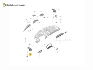 PORSCHE 981552131046W0 — Porsche Genuine SIDE VENT 981552131046W0