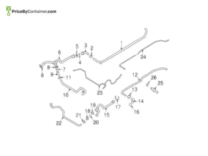 PORSCHE 99110671102 — Porsche Genuine HOSE 99110671102