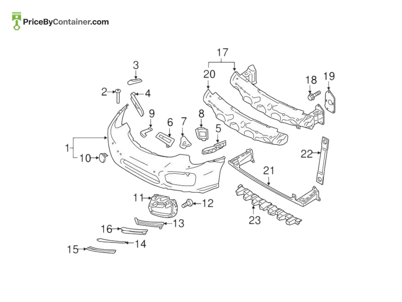 PORSCHE 991505563031E0 — PORSCHE GENUINE Retaining frame Black 991505563031E0