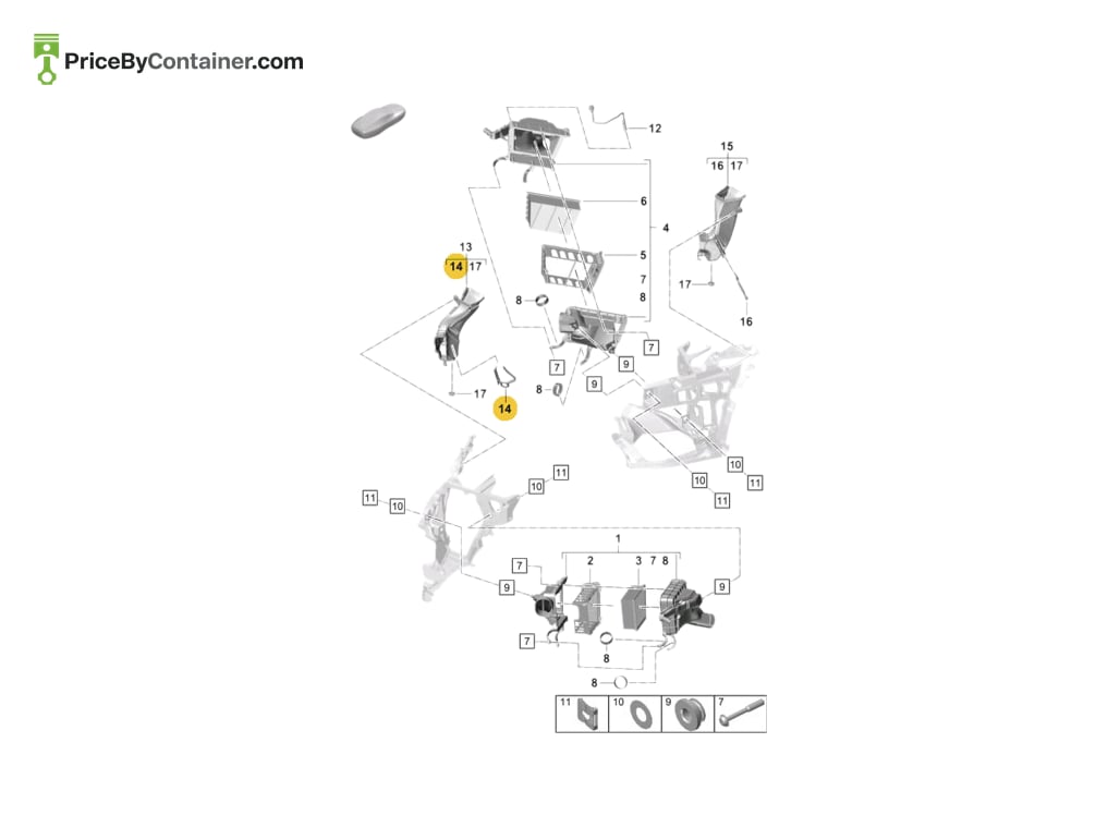 PORSCHE 992129927A — PORSCHE GENUINE INTERMEDIATE PIECE 992129927A
