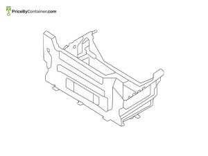 PORSCHE 992803201YGRV — Porsche Genuine BOOT FLOOR PLATE PRIMED 992803201YGRV