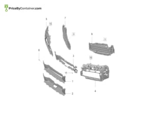 PORSCHE 992807683DOK1 — Porsche Genuine GRILLE MATT BLACK 992807683DOK1