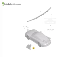 PORSCHE 992809692 — Porsche Genuine STONE GUARD 992809692