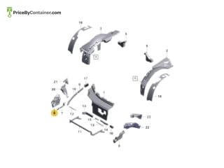 PORSCHE 992867883C — Porsche Genuine FOAM PART 992867883C