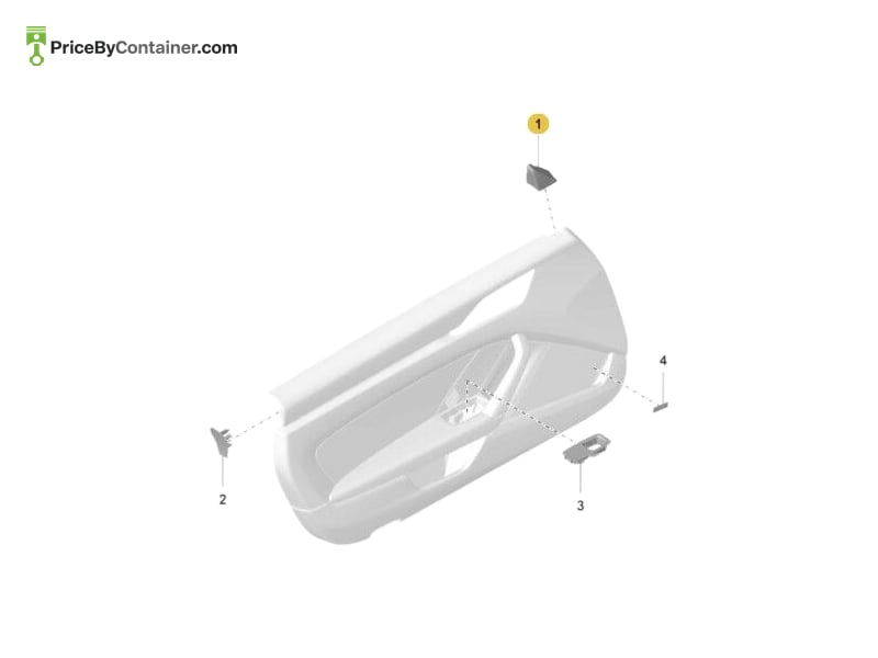 PORSCHE 992868441B5Q0 — PORSCHE GENUINE COVER BLACK 992868441B5Q0